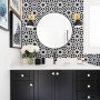 Các ý tưởng sử dụng giấy dán tường cho phòng tắm